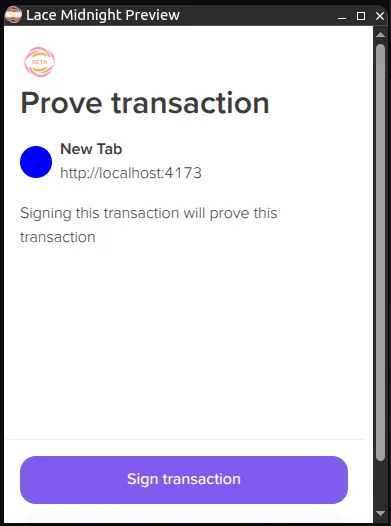 Domain transfer confirmation pop-up