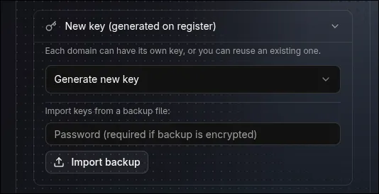 Set key